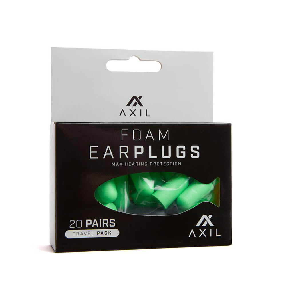 Foam Ear Plugs – 20 Pair Travel Pack